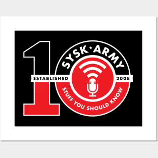 SYSK Army - 10 Year Logo Posters and Art